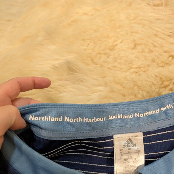 Adidas Men's Auckland (New Zealand) Blues Super Rugby 2013-14 Jersey Size 3XL - Picture 9 of 12